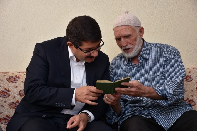 50 yıllık evli çınarlara Başkan Çelik’ten ziyaret