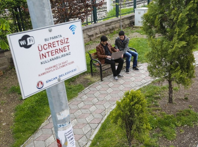 Sincan Belediyesi’nden ücretsiz internet hizmeti