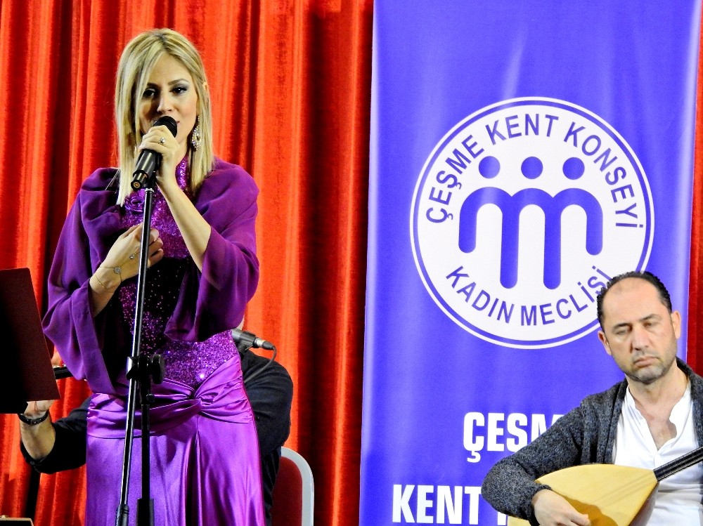 Çeşmeli ses sanatçısından kadınlara özel konser