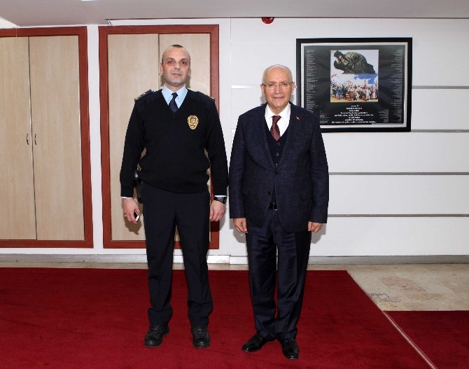 Kalkan’dan Başkan Yaşar’a ziyaret
