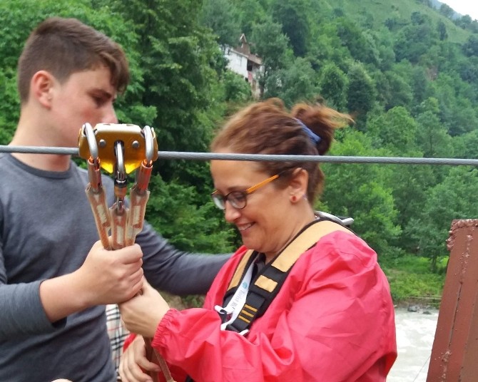 Zayıfladı, zipline hayalini gerçekleştirdi

