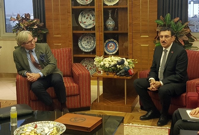 Alman Sanayi ve Ticaret Odasından Bakan Tüfenkci’ye ziyaret