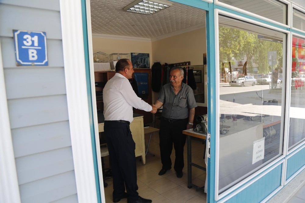 Başkan Duruay’dan esnaf ziyareti