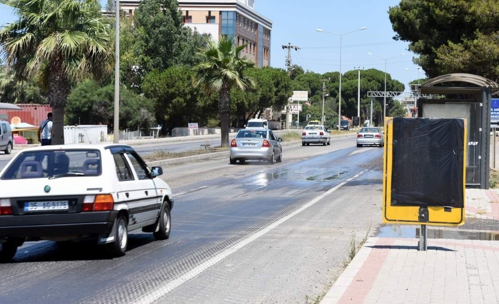 Aliağa’da tek şerit uyarısı
