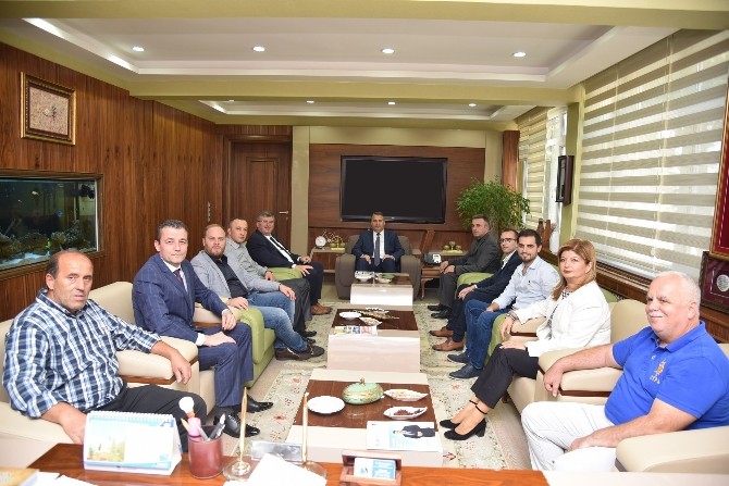 Başkan Çerçi Makedon heyeti ağırladı