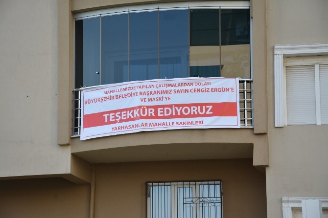 Yarhasanlar Mahallesinden MASKİ’ye teşekkür