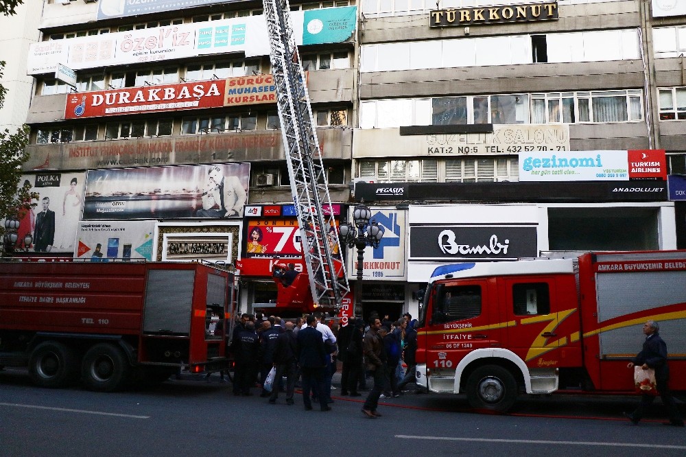 Başkent’te korkutan yangın