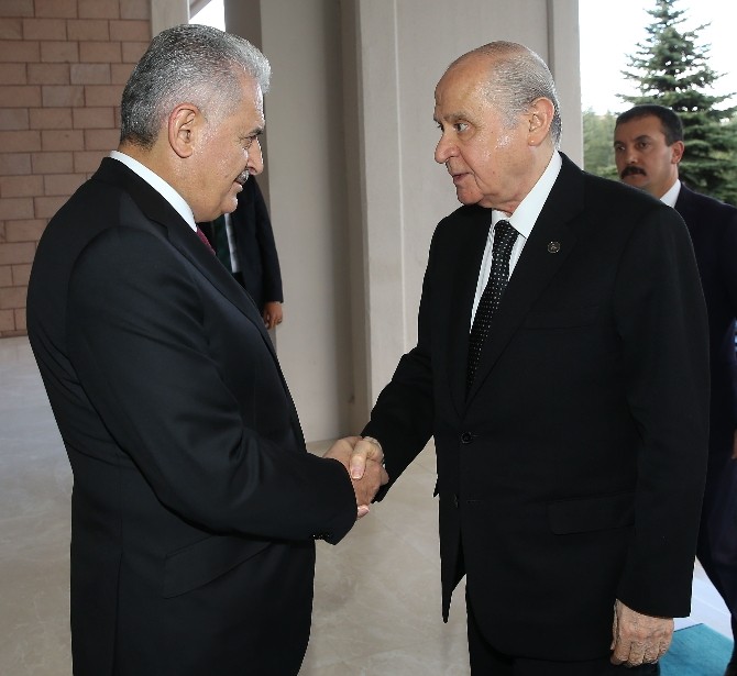 MHP Genel Başkanı Devlet Bahçeli, Çankaya Köşkü’nde