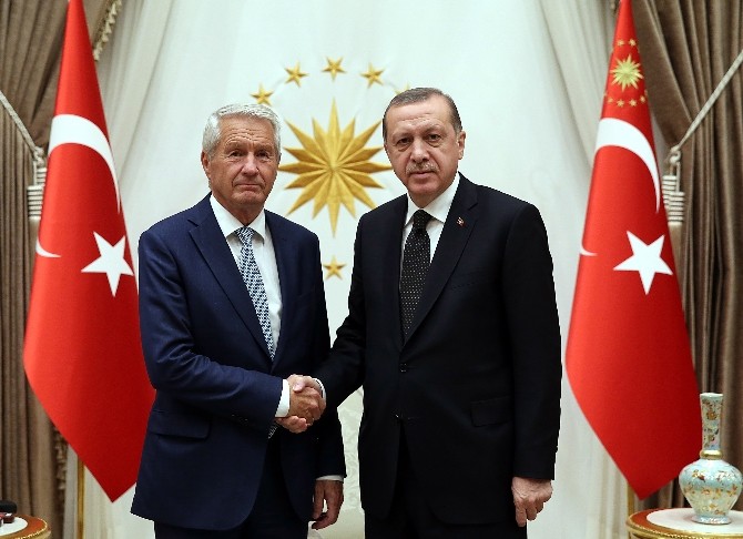 Erdoğan-Jagland görüşmesi