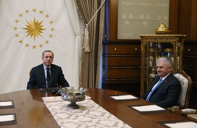 Cumhurbaşkanı Erdoğan Başbakan Yıldırım’ı kabul etti
