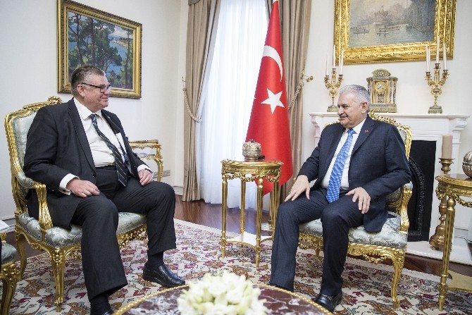 Başbakan Yıldırım, Finlandiya Dışişleri Bakanı Soini’yi kabul etti
