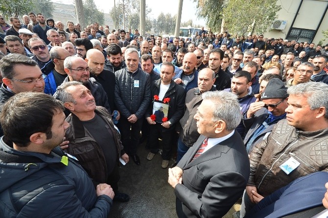 Başkan Kocaoğlu’dan İZBETON personelinin ailesine başsağlığı