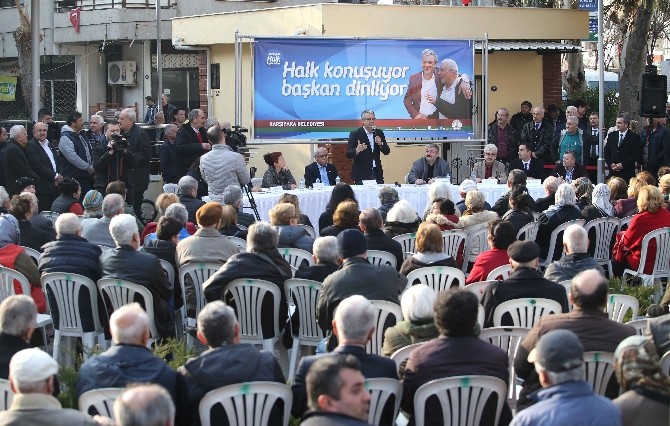 Karşıyaka Belediye Başkanı halkla buluştu