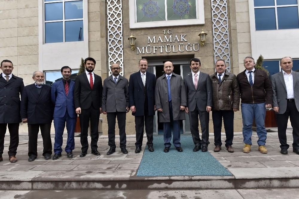Yeni müftüye hayırlı olsun ziyareti