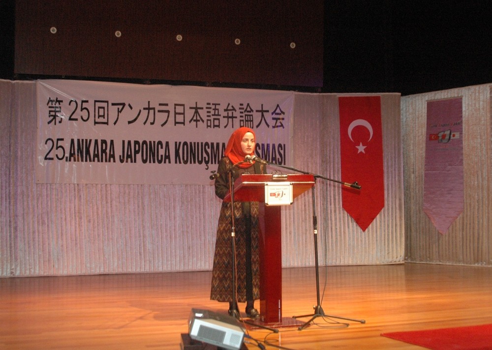 Türk öğrenciler Japonca yeteneklerini sergiledi
