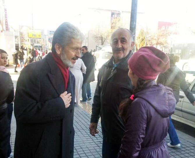Başkan Tuna esnafları ziyaret etti