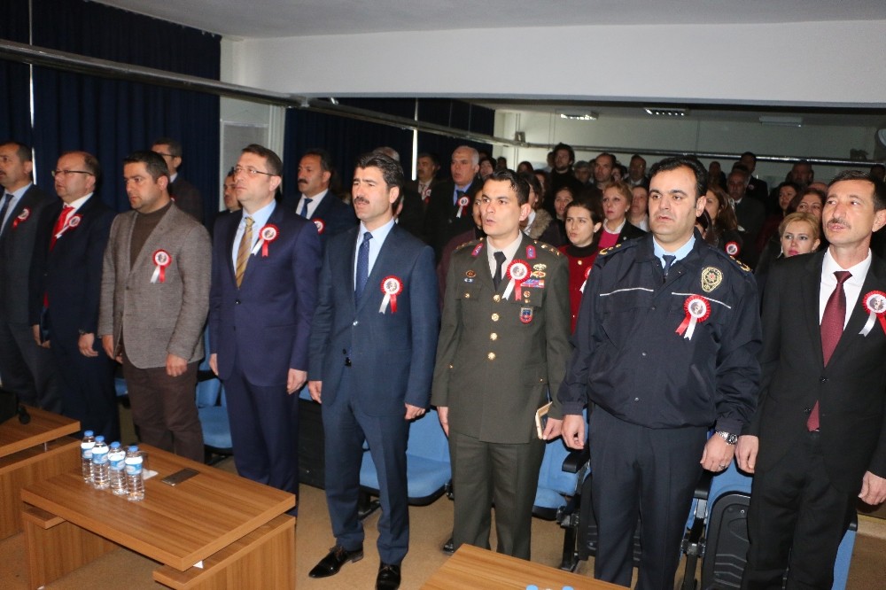 Gölbaşı’nda İstiklal Marşı’nın kabulünün 96. yıldönümü kutlandı