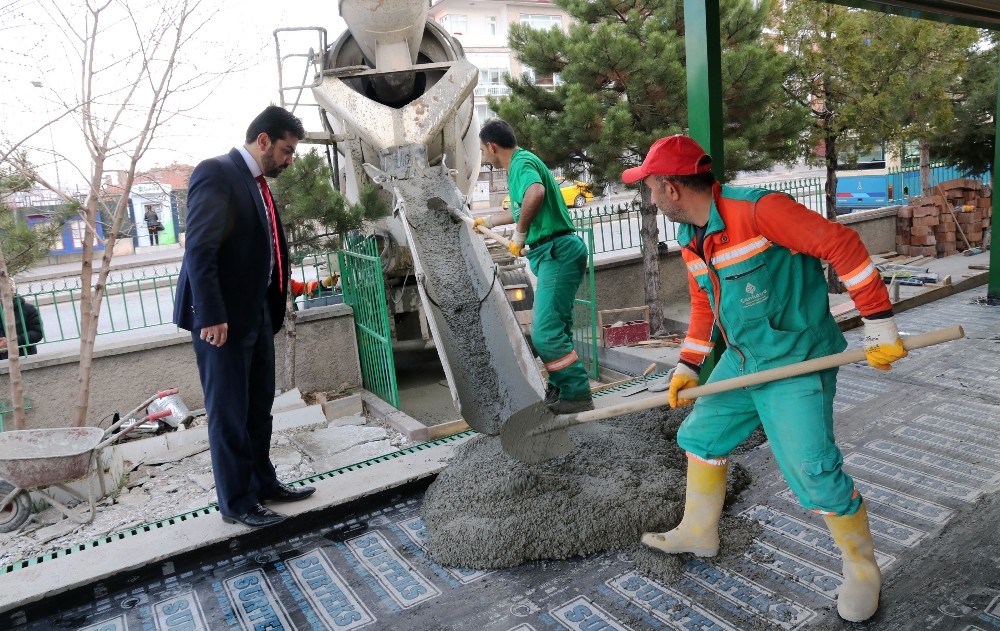 Çankaya Belediyesinden Abidinpaşa Köşk Camii’ne alt yapı desteği
