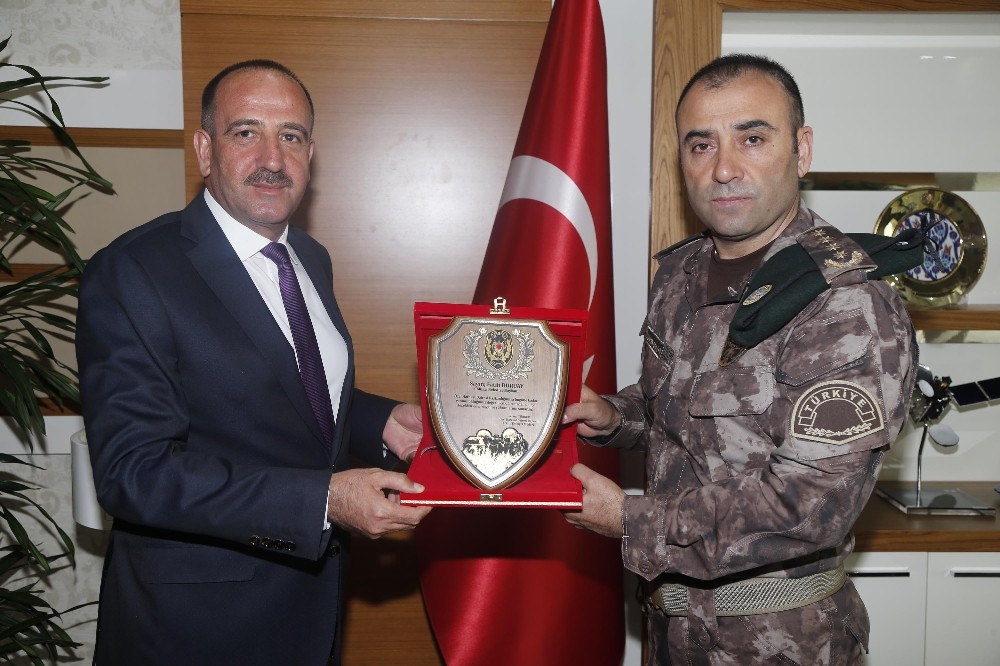 Özel Hareket Daire Başkanı Türker’den Başkan Duruay’a teşekkür ziyareti