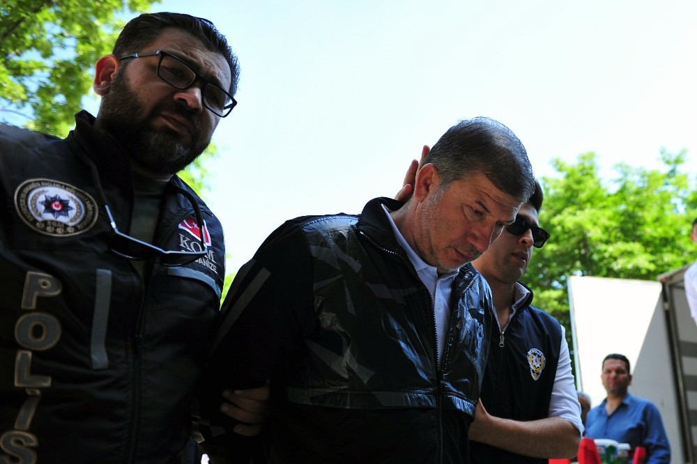 Eski milli futbolcu Tanju Çolak Ankara Adliyesine getirildi