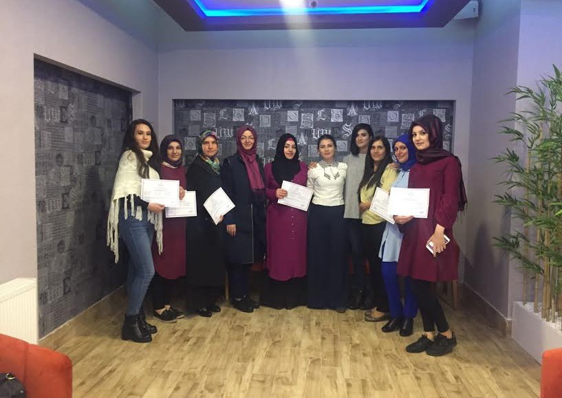 Saray’da 104 hanım daha sertifika aldı