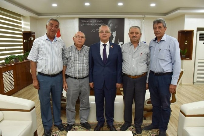 Muhtarlardan Başkan Kayda’ya ziyaret