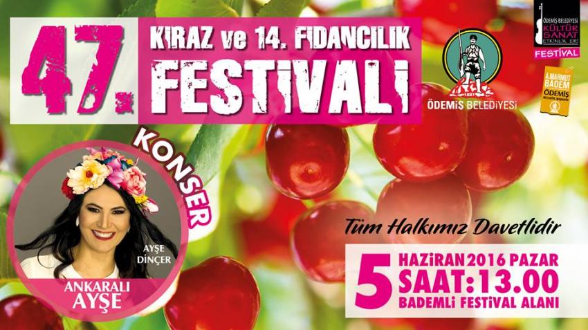 Kiraz Festivali Pazar günü yapılacak