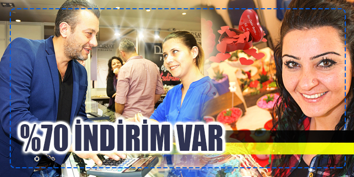 YÜZDE 70 İNDİRİM VAR!