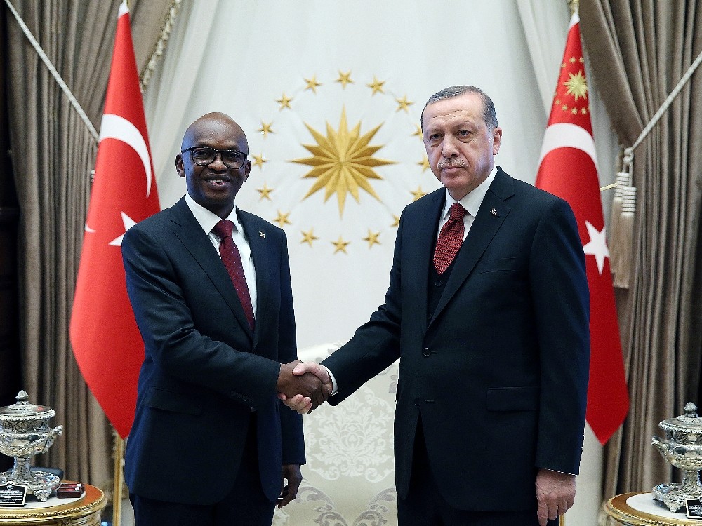 Cumhurbaşkanı Erdoğan, Alaın Aıme Nyamıtwe’yi kabul etti