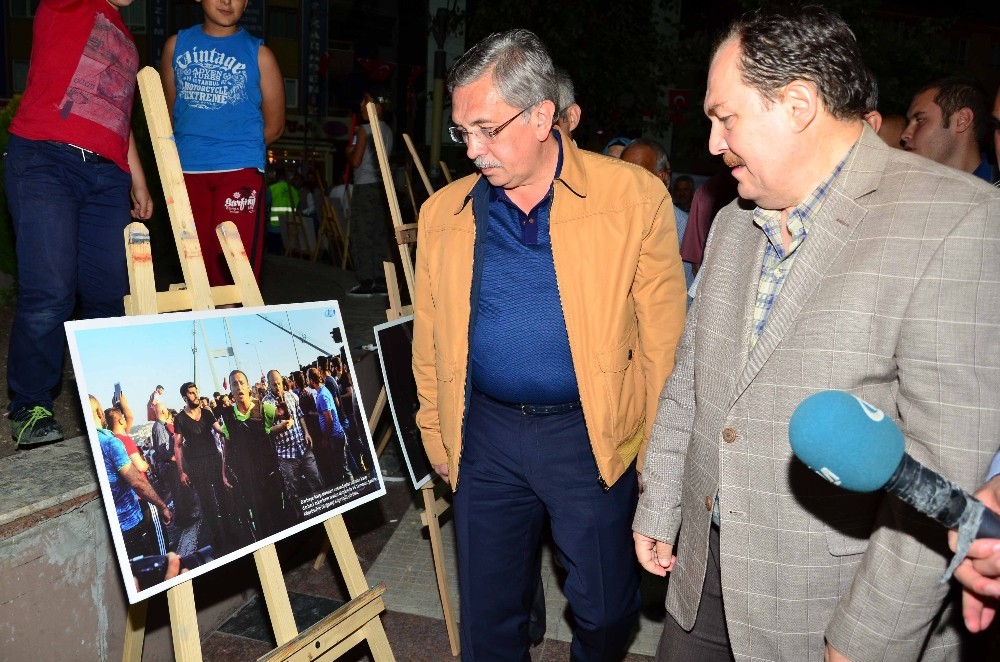 Pursaklar fotoğraf sergisi ile 15 Temmuz’u unutturmadı