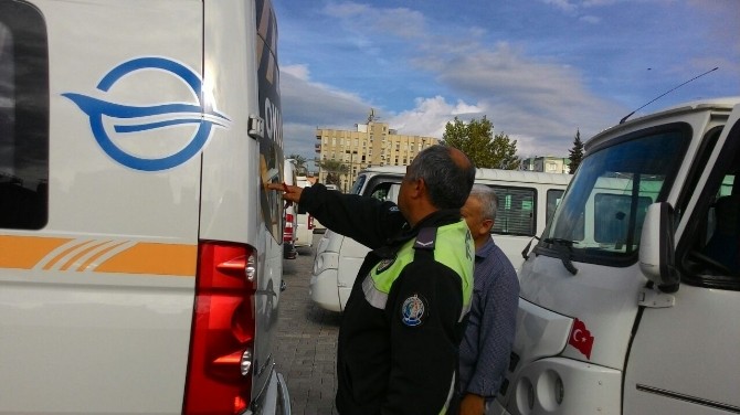 Aliağa’da okul servis araçlarına denetim