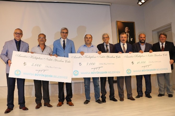 Manisa’daki amatör kulüplere büyükşehirden maddi destek
