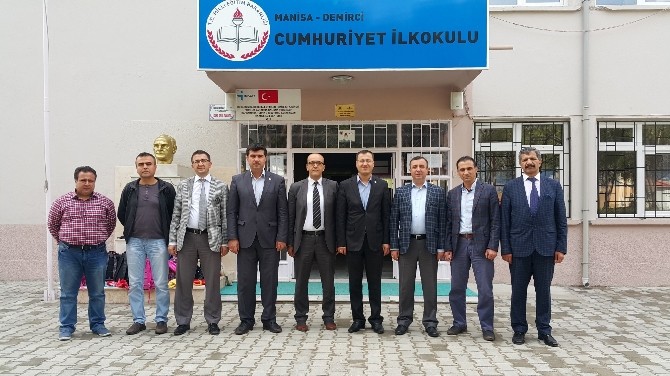 Eğitim-Bir-Sen’den Demirci’ye ziyaret