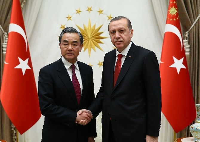 Cumhurbaşkanı Erdoğan, Çin Halk Cumhuriyeti Dışişleri Bakanını kabul etti