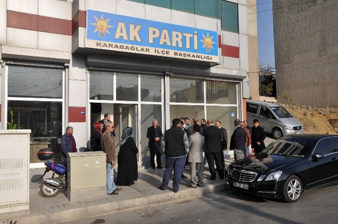 AK Parti binasına silahla saldıran şüpheli yakalandı