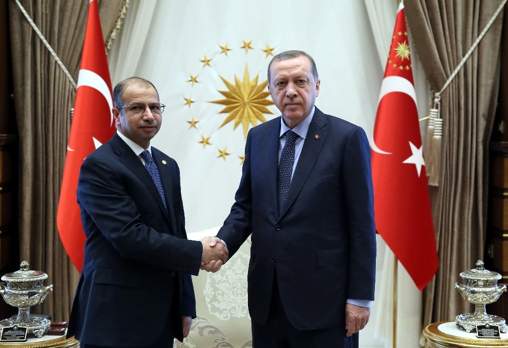 Cumhurbaşkanı Erdoğan, Irak Temsilciler Meclisi Başkanını kabul etti