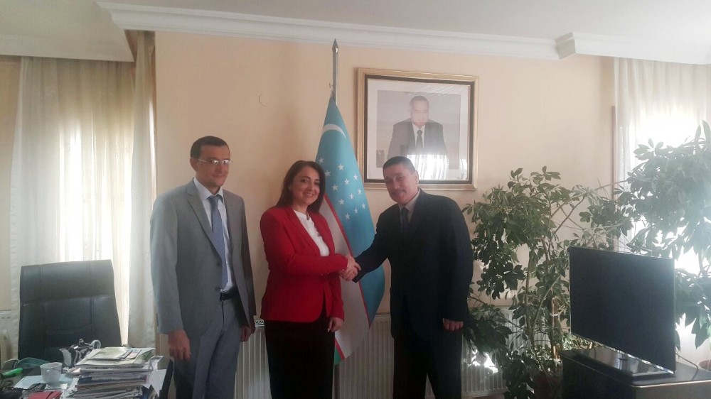 Patronlar dünyasının başkanından Özbekistan Büyükelçiliği’ne ziyaret