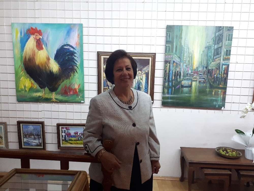 Ayla Çıtak sezonun ilk resim sergisini açtı
