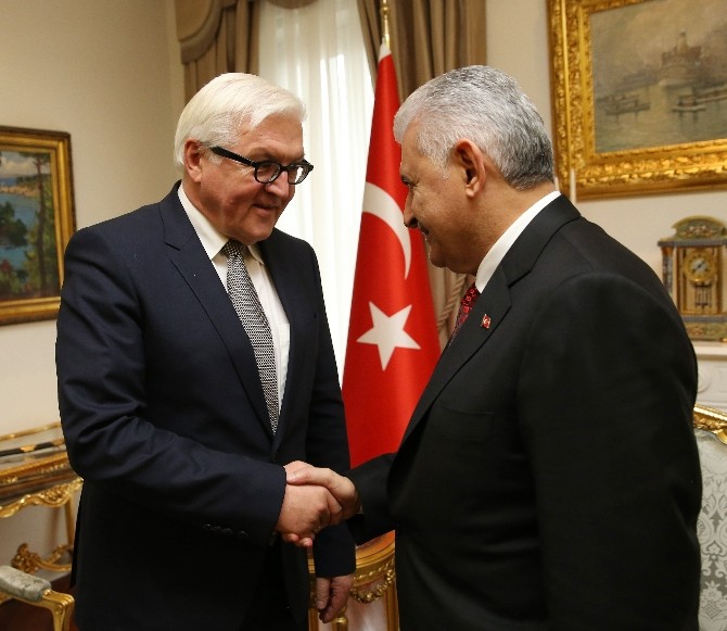 Başbakan Yıldırım, Almanya Dışişleri Bakanını kabul etti