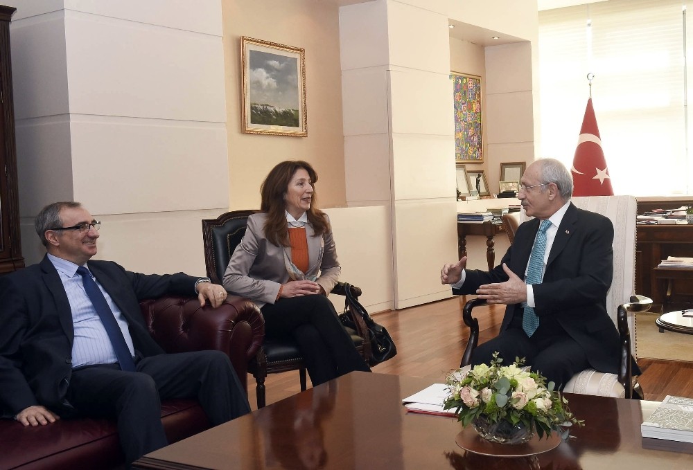 Kılıçdaroğlu, İsrail Büyükelçisi Naeh ile görüştü