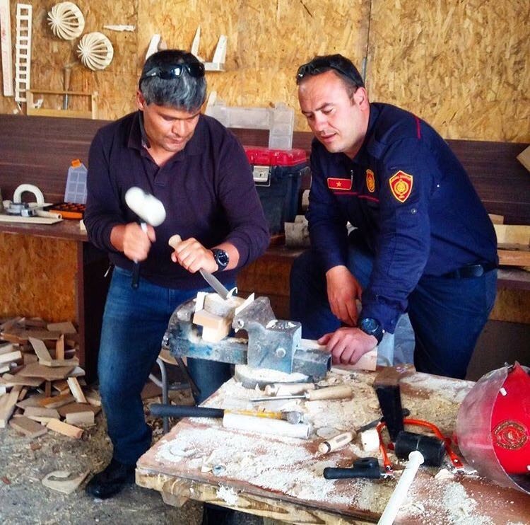 İtfaiye erleri iş stresini hobi kurslarında atıyor