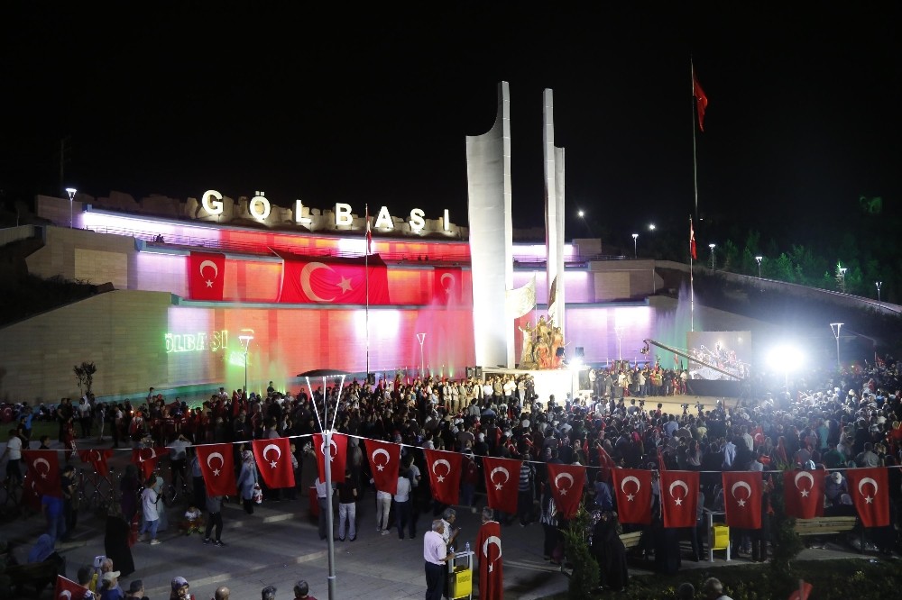 Gölbaşı’nda “Şehitler Anıtı” açıldı