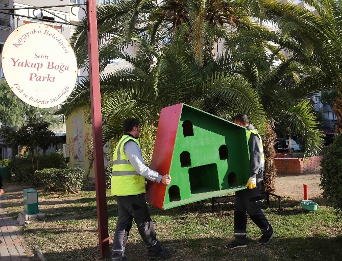 Sokak hayvanlarına soğuk havada sıcak yuva