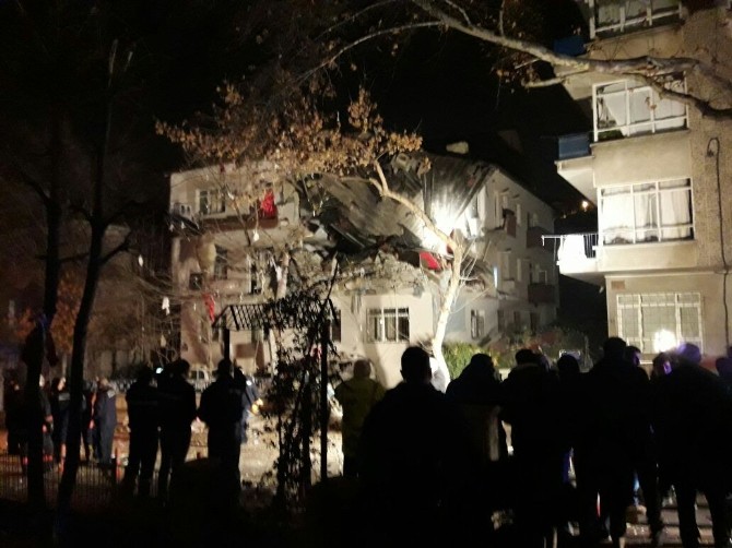 Ankara’da doğalgaz patlaması
