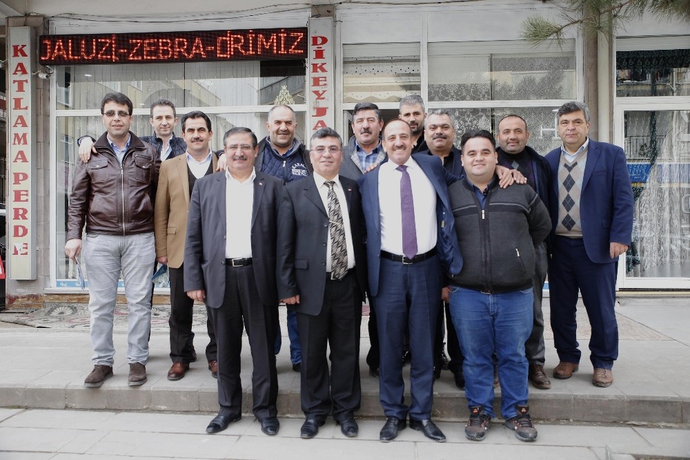 Başkan Duruay’dan esnafa referandum ziyareti