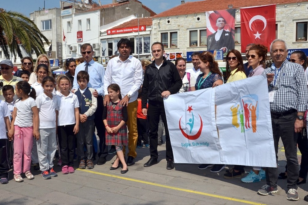 Sağlıklı yaşam için yürüdüler