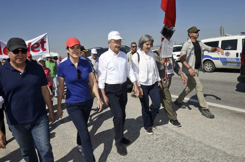 CHP’nin ’Adalet Yürüyüşü’nün 3.günü