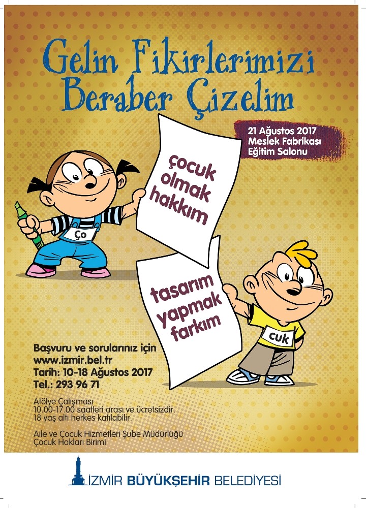 İzmirli çocuklar tasarım atölyesinde buluşacak