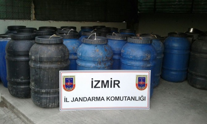 Sahte içki üretenlere jandarma baskını