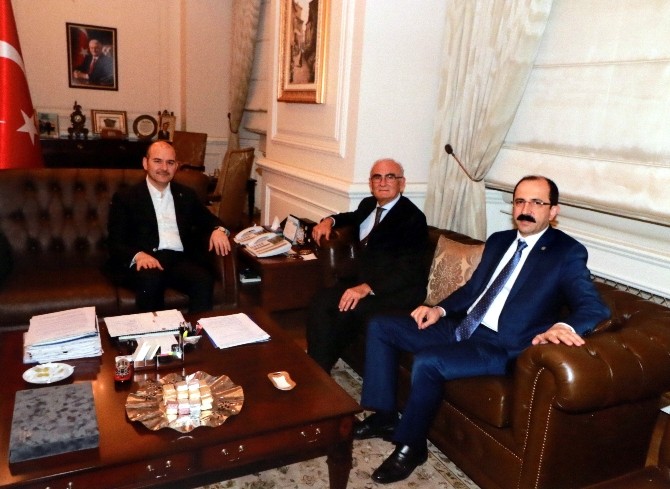 Göksel ve Yılmaz, Bakan Soylu ile görüştü